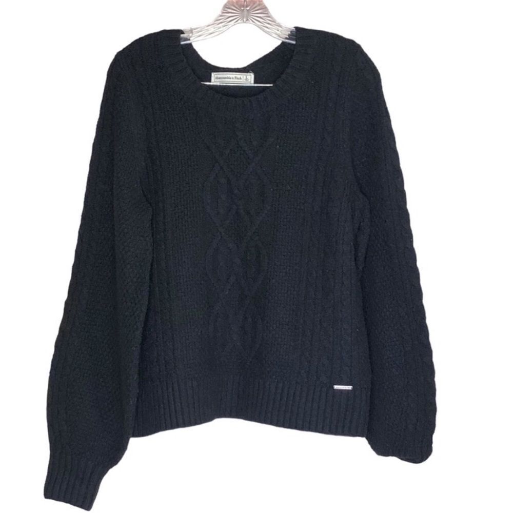 Abercrombie cable knit sweater L
